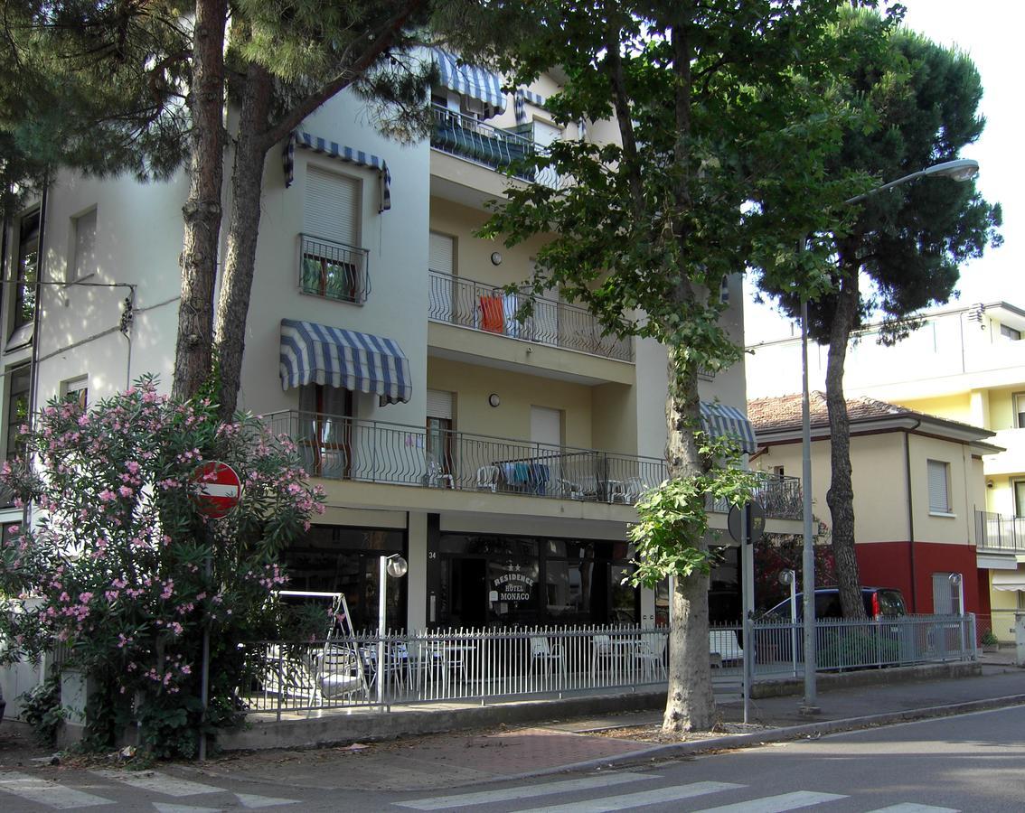 Residence Monaco Appartamenti 里米尼 外观 照片