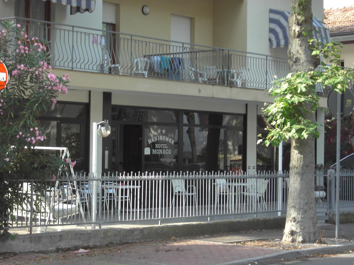 Residence Monaco Appartamenti 里米尼 外观 照片